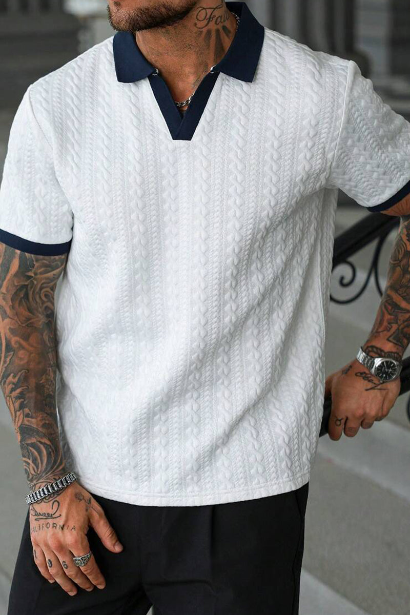Chemise Homme Jacquard Tissé