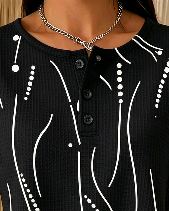 T-Shirt Col Rond Manches Courtes