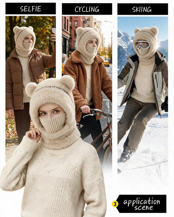 Bonnet Douillet Avec Oreilles D'ours