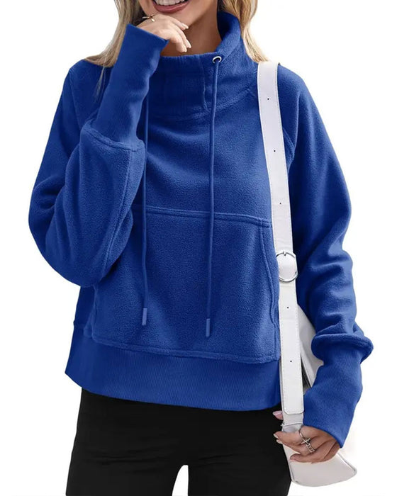 Sweatshirt Décontracté Cordon De Serrage Pullover