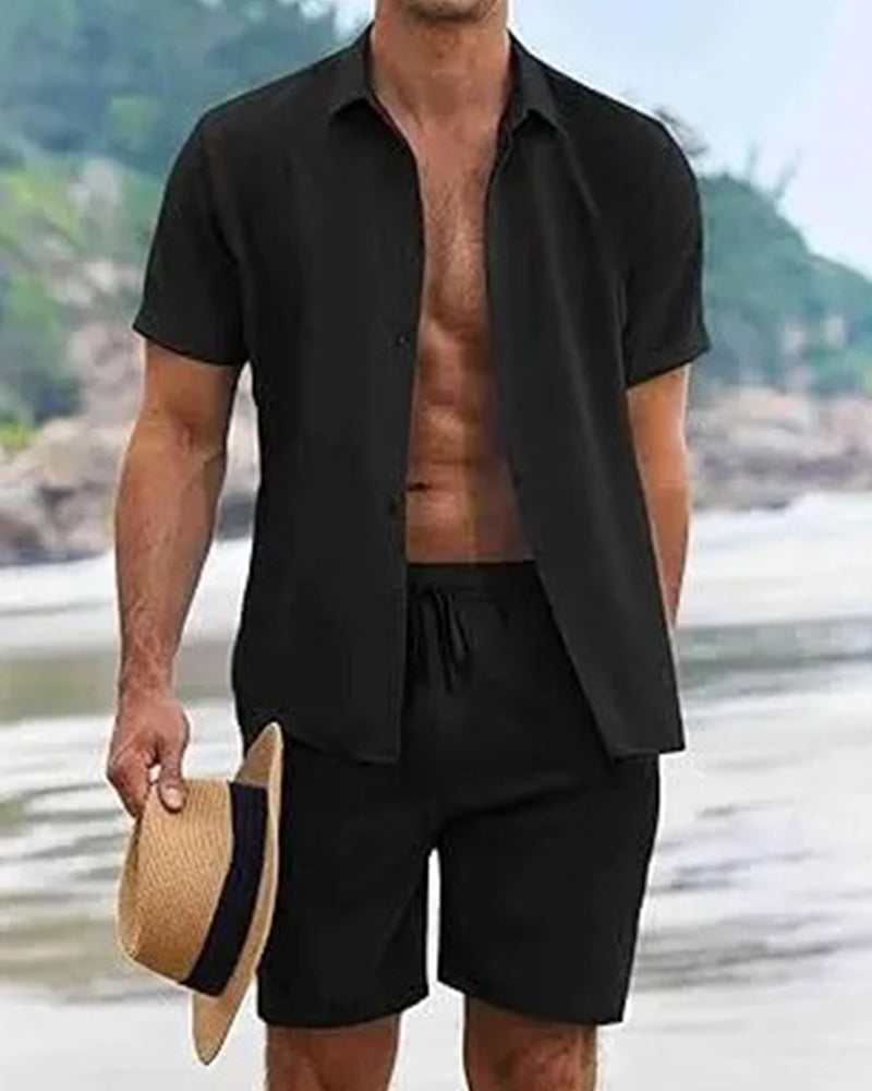 Ensemble De Chemise – Polo Homme Manches Courtes