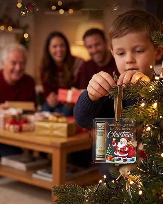 Noël Argent Cadeau Ornement