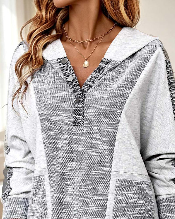 Hoodie Manche Longue Décontracté