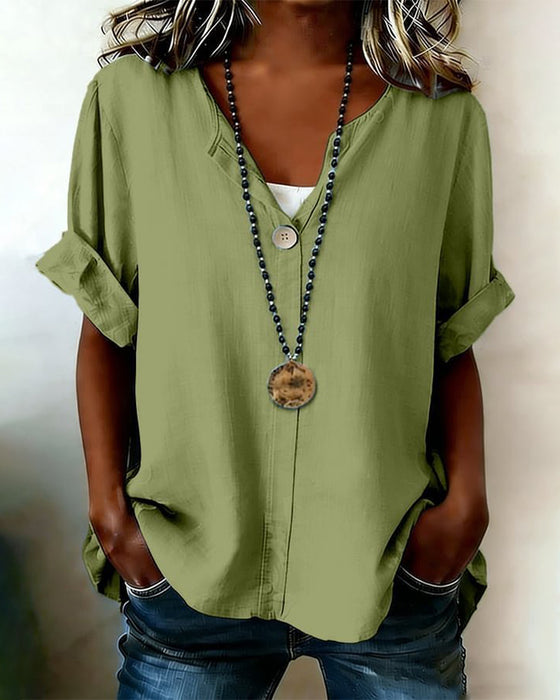 Blouses Un-Bouton Lâche