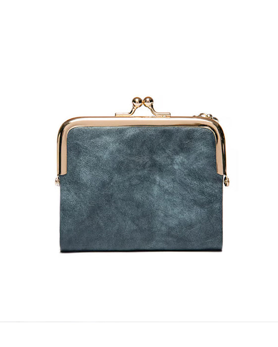 Mini Portefeuille Court Carré Mode Pour Femme