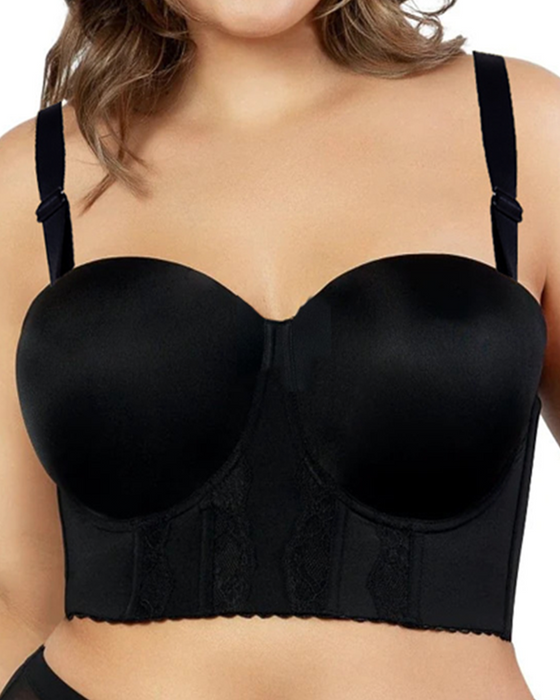 Soutien-gorge pour femme avec bretelles réglables et dentelle – soulève et galbe parfaitement