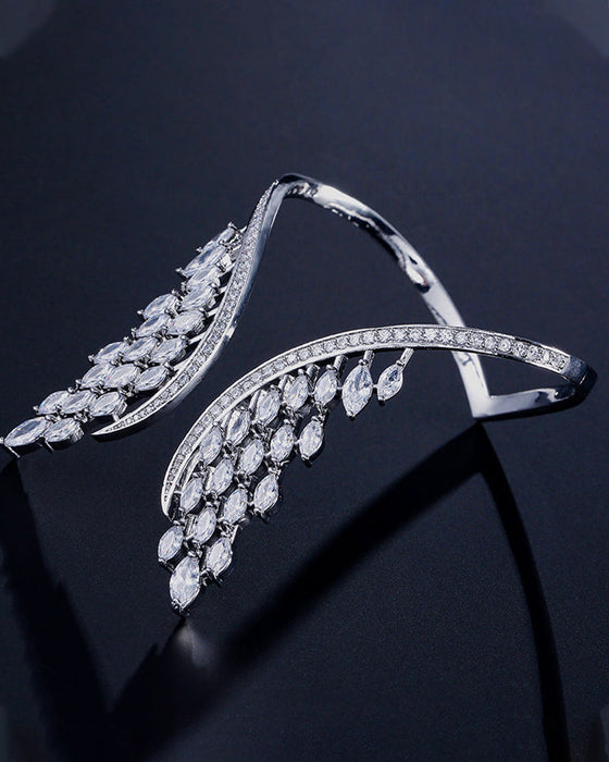 Bague et bracelet ailes d'ange