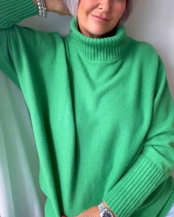 Pull  à  modèle de base  décontracté et vent