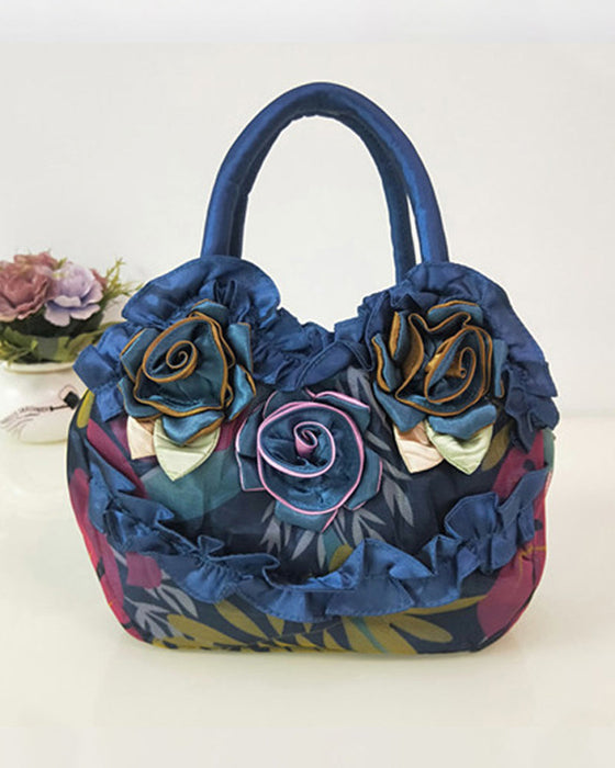Sac à main de mode avec motif floral