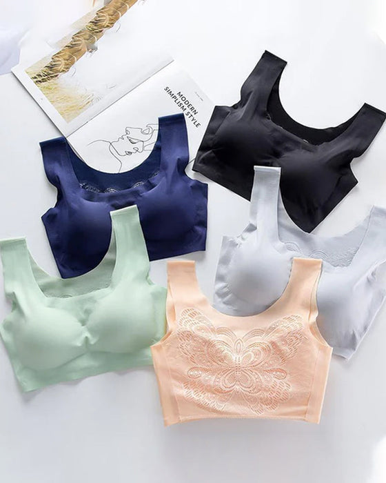 Soutien-gorge confort en soie de glace ultra-mince taille plus