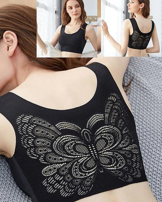 Soutien-gorge confort en soie de glace ultra-mince taille plus