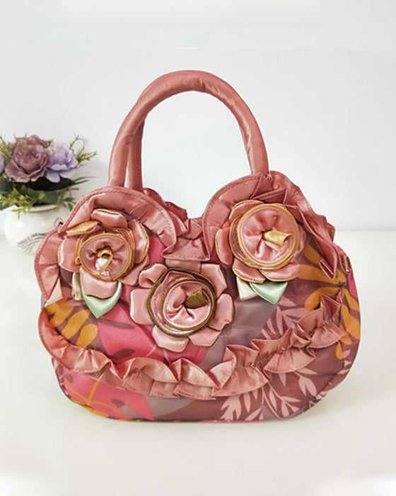 Sac à main de mode avec motif floral