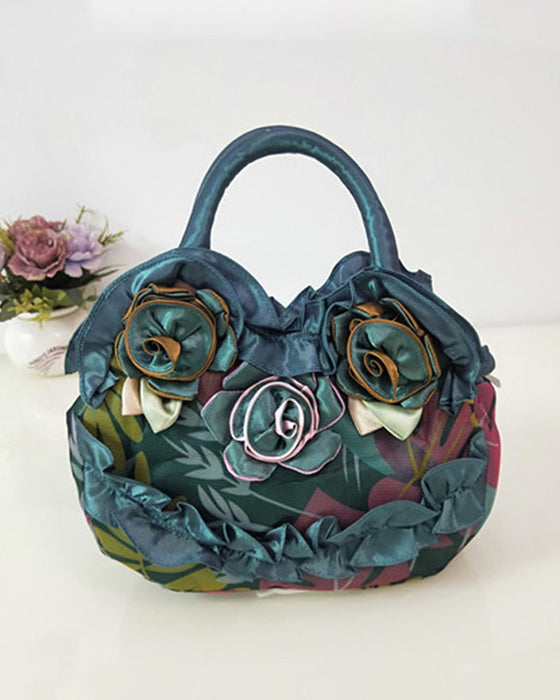 Sac à main de mode avec motif floral