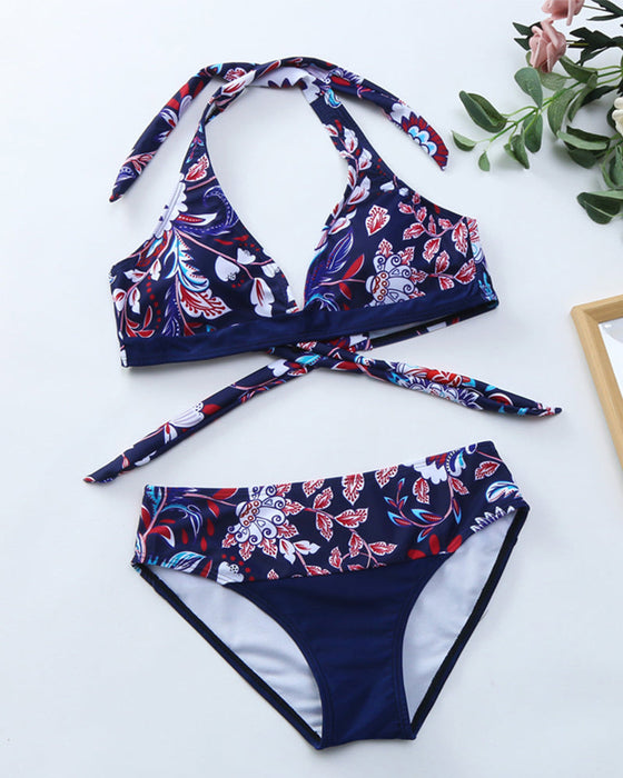Bikini avec motif floral