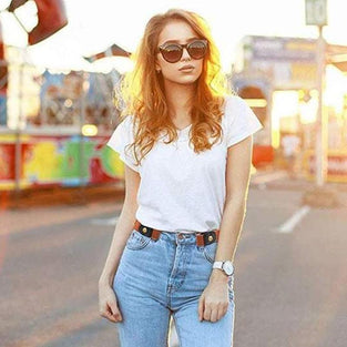 Ceinture élastique invisible Bearhome sans boucle