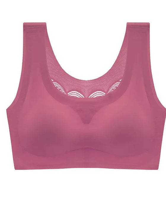 Soutien-gorge confort en soie de glace ultra-mince taille plus