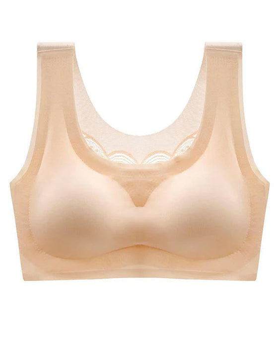 Soutien-gorge confort en soie de glace ultra-mince taille plus