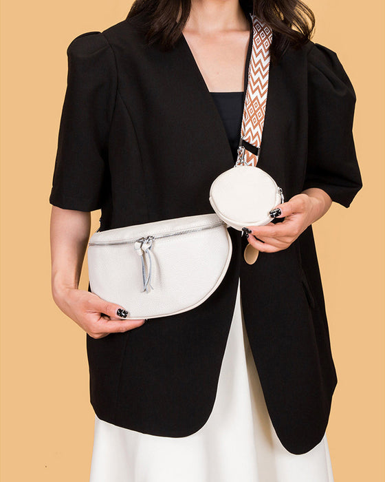 Sac à bandoulière en cuir pour femme