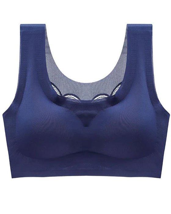 Soutien-gorge confort en soie de glace ultra-mince taille plus