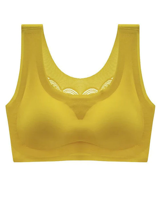 Soutien-gorge confort en soie de glace ultra-mince taille plus