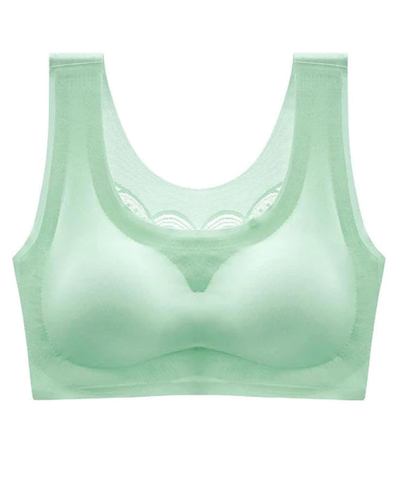 Soutien-gorge confort en soie de glace ultra-mince taille plus