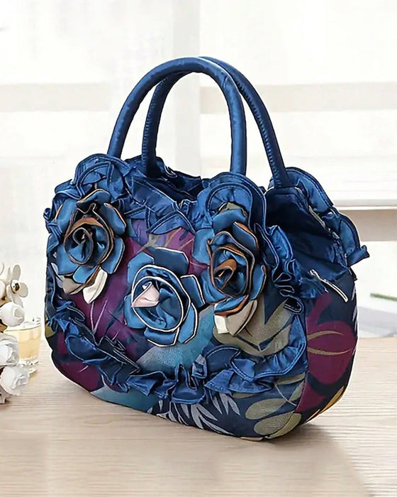 Sac à main de mode avec motif floral