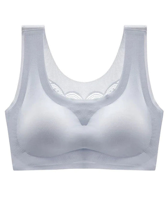 Soutien-gorge confort en soie de glace ultra-mince taille plus