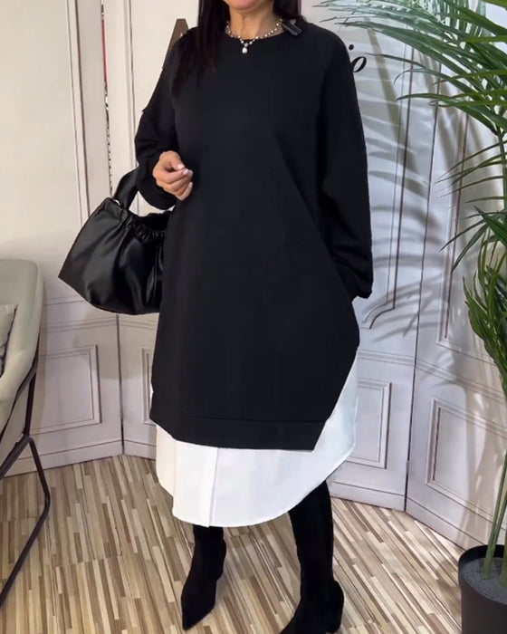 Robe patchwork ronde