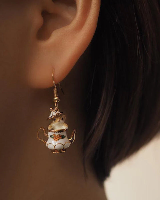 Parure de bijoux Souris dans ma théière