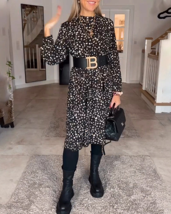 Robe vintage en imprimé