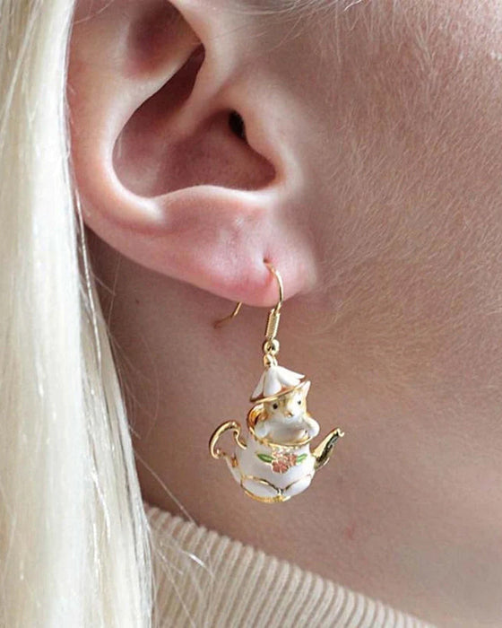 Parure de bijoux Souris dans ma théière