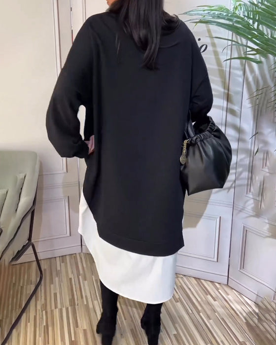 Robe patchwork ronde