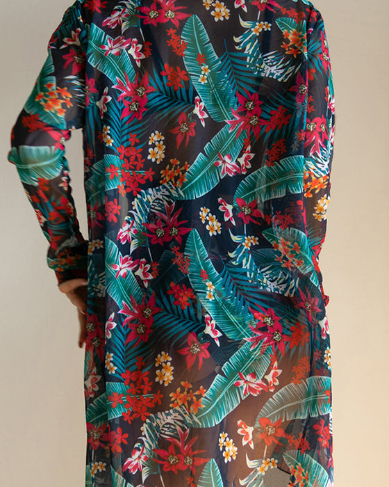 Bikinis et cache-maillots à imprimé floral