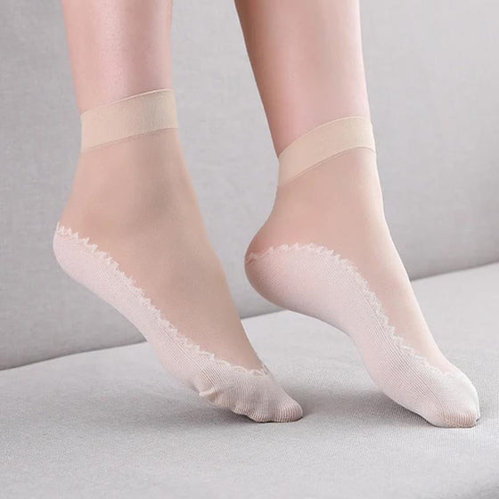 Chaussettes en coton antidérapantes