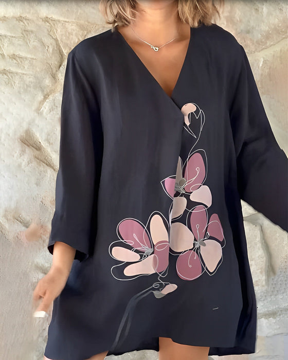 Hauts amples pour femmes en imprimé