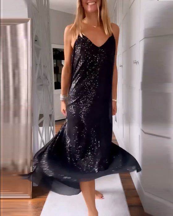 Robe polyvalente à sequins