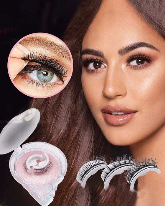 Faux-cils réutilisables auto-adhésifs