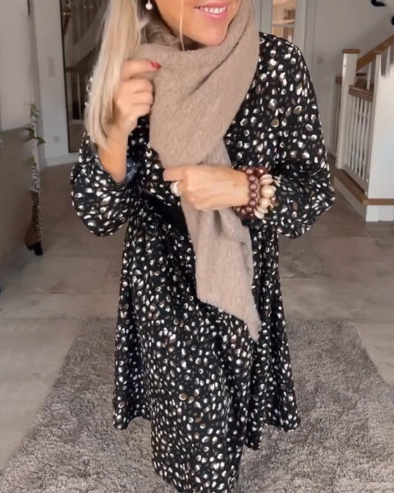 Robe vintage en imprimé