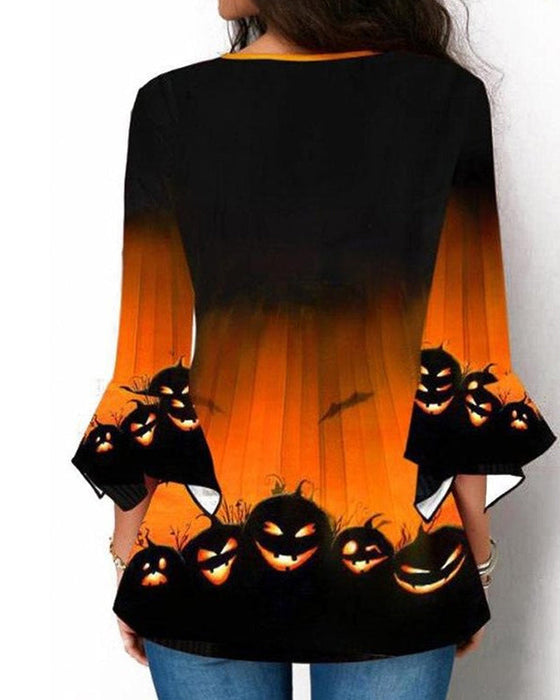 Haut imprimé de la Toussaint irrégulier