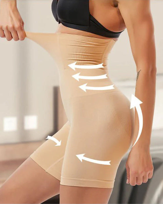 Pantalon amincissant taille haute