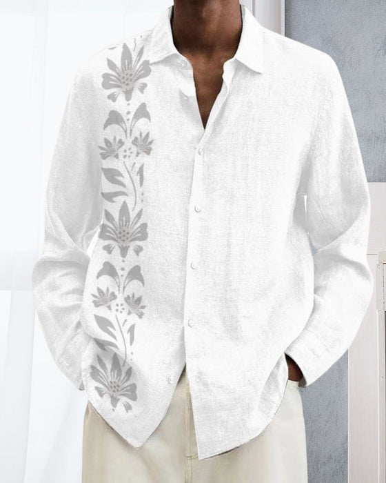 Chemise à manches courtes avec imprimé