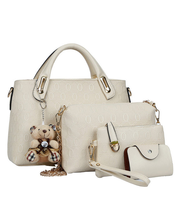 Quatre pièces ensemble de sac à main