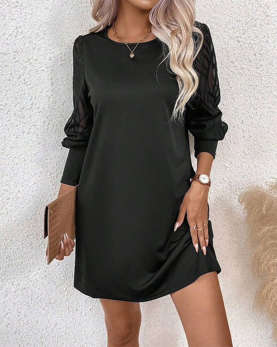 Robe au style élégant et manches raglan