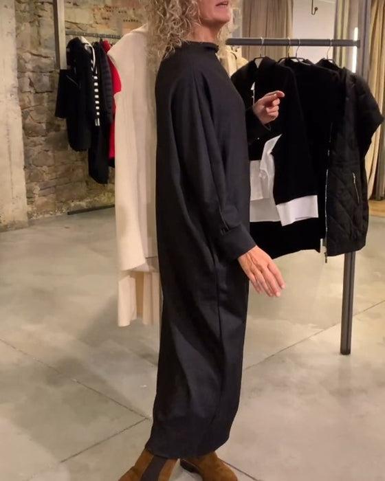 Robe Décontractée à Manches Chauve-Souris