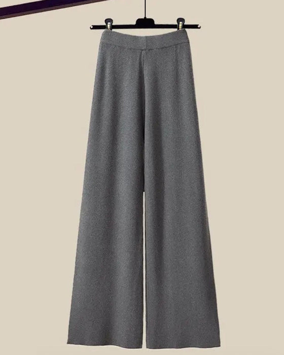 Ensemble trois pièces de couleur unie Cross