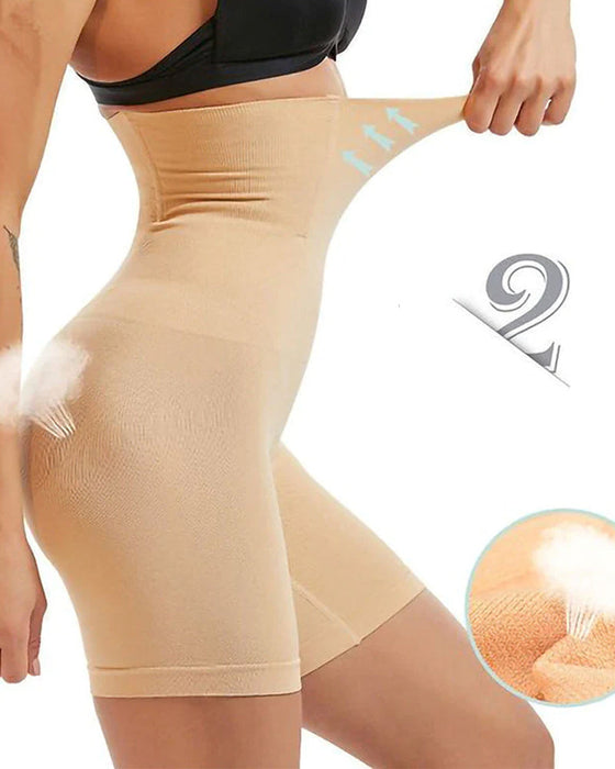 Pantalon amincissant taille haute