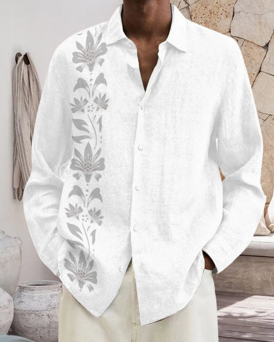 Chemise à manches courtes avec imprimé