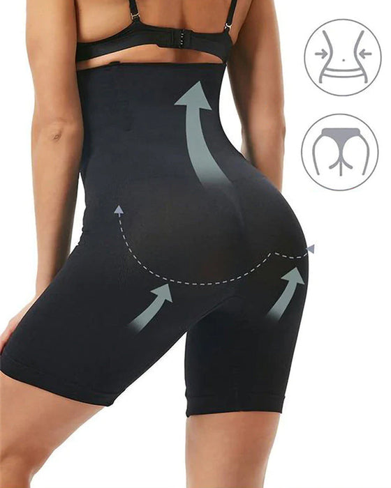 Pantalon amincissant taille haute