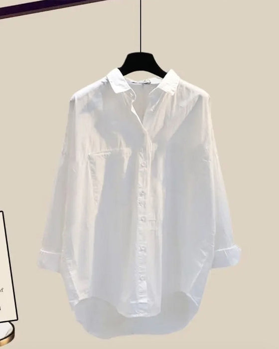 Ensemble trois pièces de couleur unie Cross