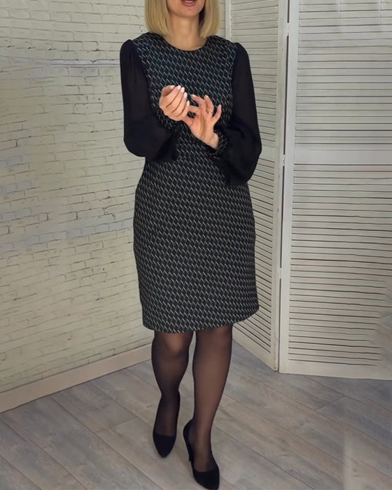 Robe au style élégant et manches raglan